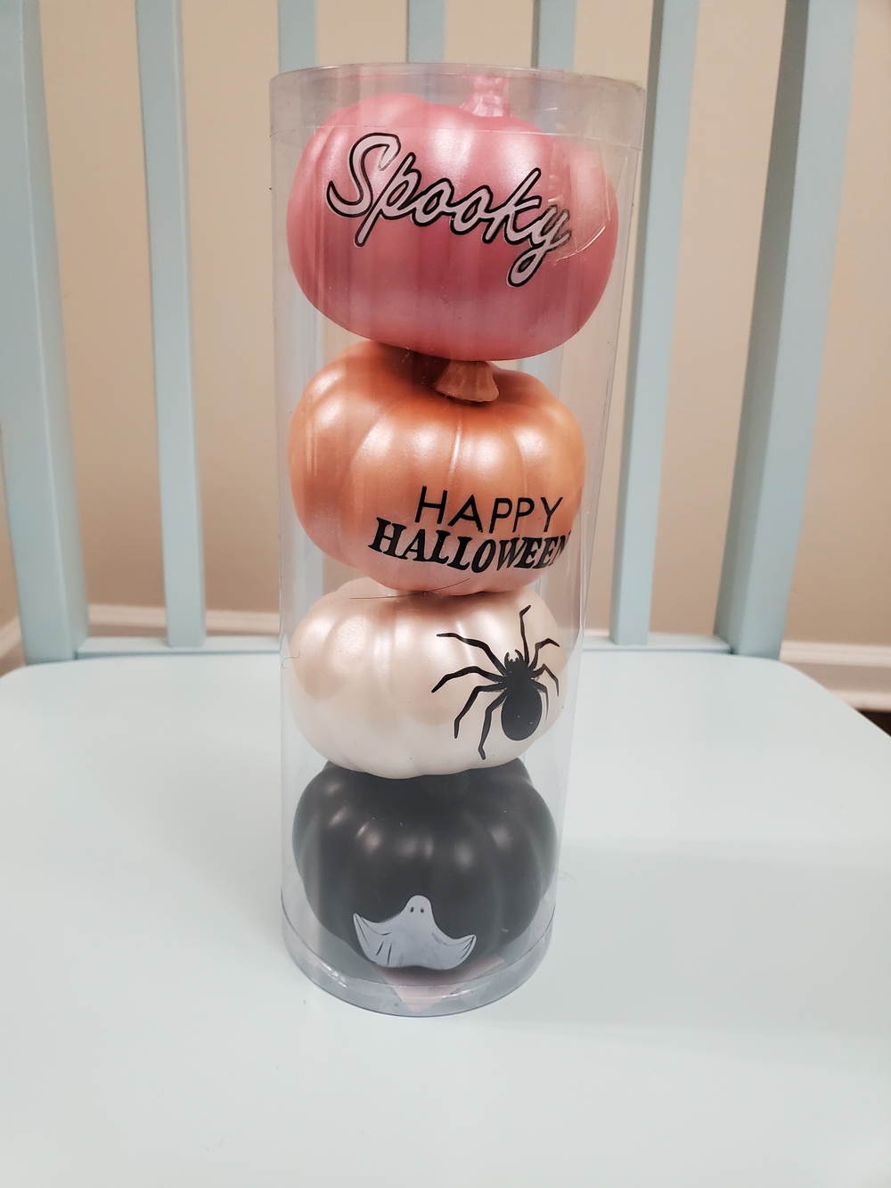 Halloween Decorative Pumpkins - Pink, Rose Gold, White, Black